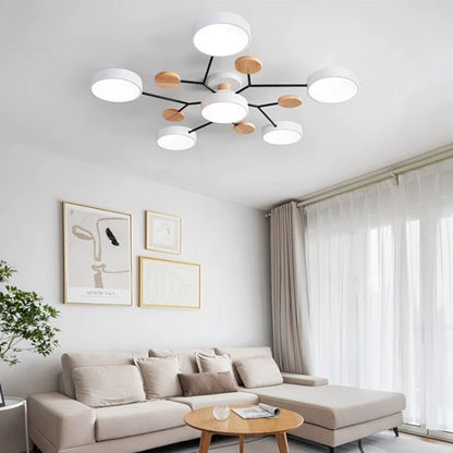 NordicGlow Branched LED Ceiling Light – Modern Geometric Fixture for Bright, Even Illumination