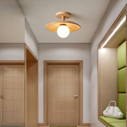 Chic Japanese Ceiling Light with Modern Minimalist Design
