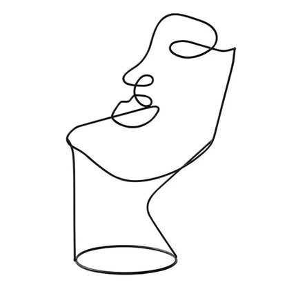 ArteLinea – Elegant Metal Wall Decoration with Abstract Line Art for Stylish Interiors
